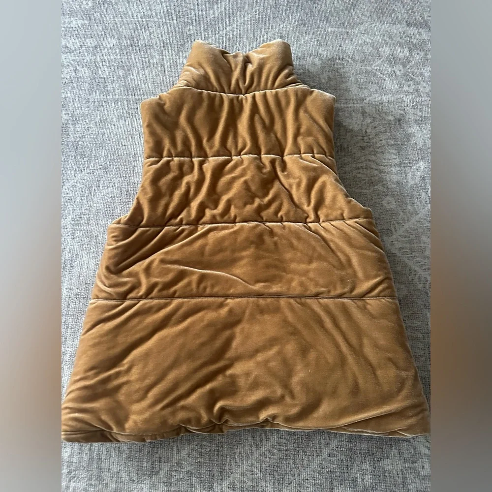 DYLAN Vintage Velvet Puffer Vest Women’s Size Medium - Picture 2 of 12